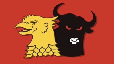 Pasang Surut PDIP dan Gerindra